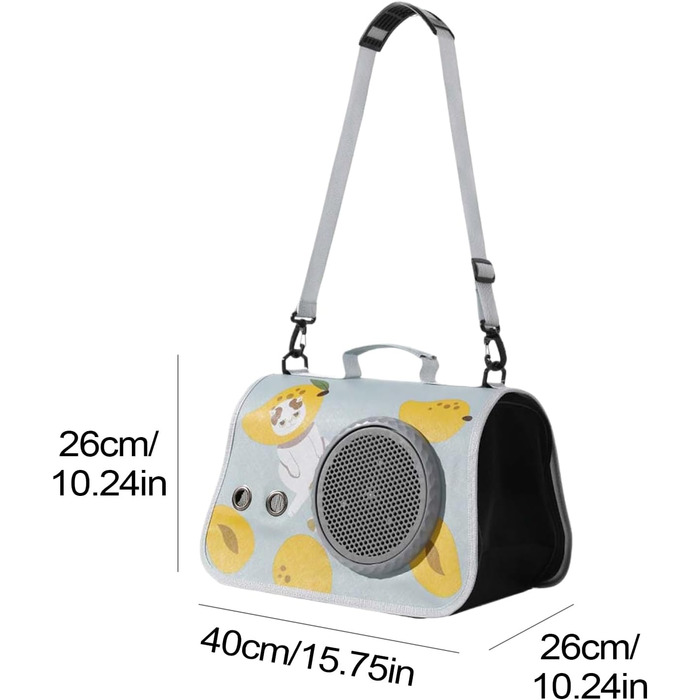 Транспортна сумка для котів, переноска для тварин – органайзер для подорожей з плечовими ременями для піших прогулянок, кемпінгу, подорожей та в дорогу