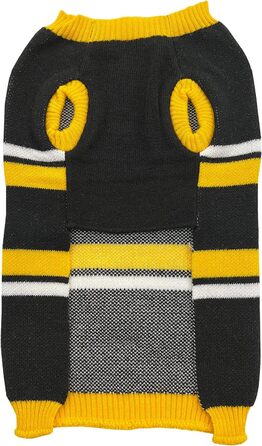 Теплий светр для собак Pittsburgh Steelers, розмір S, в'язаний, з логотипом NFL, для великих і малих собак