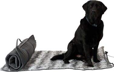 Німецька туристична ковдра для собак Outdoor, міцна та водонепроникна, 40°C, з наповнювачем 3 см (55x75 см, 85x120 см, Shadow)