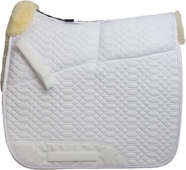 Schabracke Engel Reitsport для конкурного та тренувального верхового лицемірування з овечкою, чорний, середній розмір