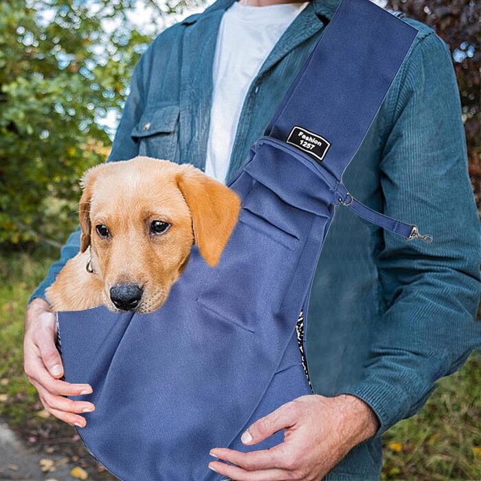 Трансформер для собак та котів | Сумка-переноска для тварин | Переноска для котів та собак, блакитна