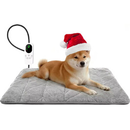 Морa Pets Тепла ковдра для собак, гріюча підстилка для тварин, 9 зон нагріву (30-60°C), 5 таймерів, захист від перегріву, 71 x 45.5 см