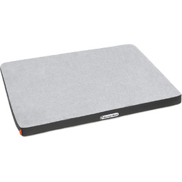 Ортопедичний матрац для собак Doctor Bark з флісовою поверхнею, великий (100x70 см, сірий)