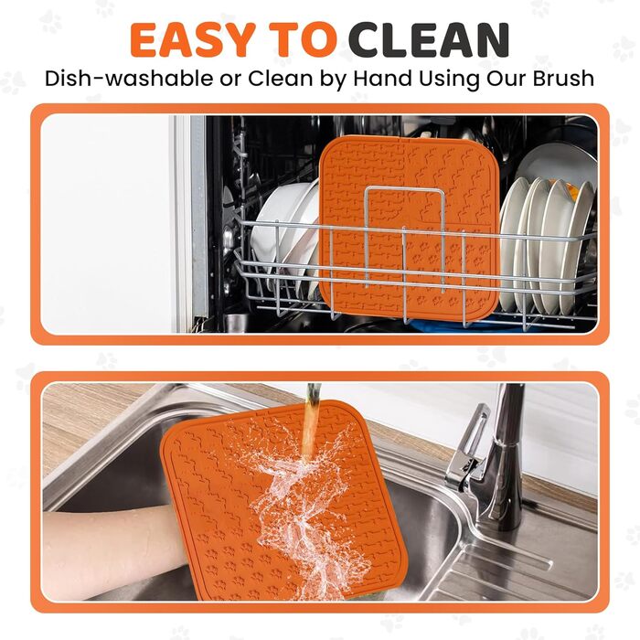 Лежанка-іграшка для собак з присоскою, розчищувачем та щіткою. Антистрес, антиковзаюча, стимулююча, легко миється.