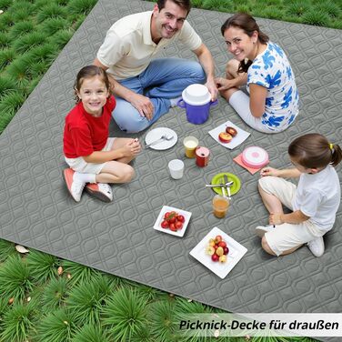 Водонепроникний килимок для собак Homaxy, 130x100 см, сірий+світло-сірий, для дому та на вулицю, миючий, двосторонній