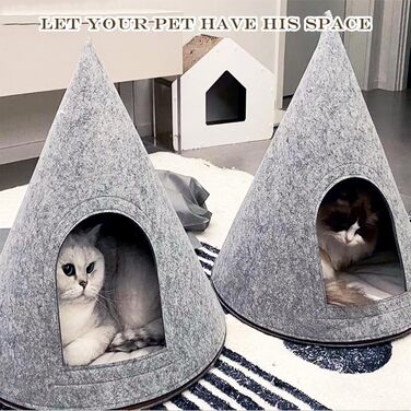 Кігтеточка-будиночок для котів Filzzelt з іграшками та підстилкою, для дому та вулиці