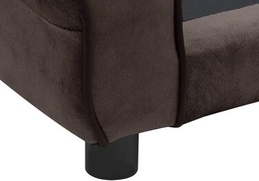 Диван для собак Tidyard: м'який лежак для домашніх тварин, коричневий, 72x45x30 см