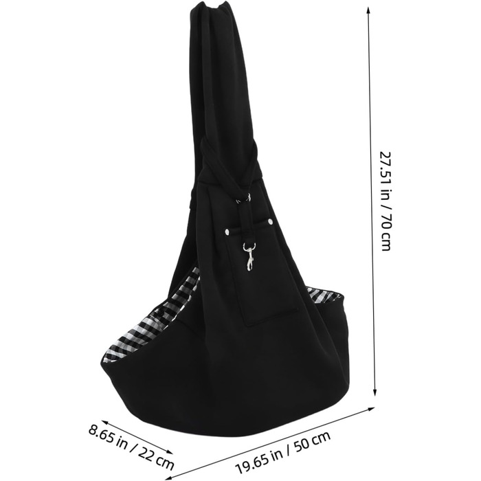 Сумка-переноска для собак та котів Toyvian, регульована, для подорожей, з кишенею