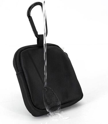 Сумка для ласощів для собак COOWONE з кликером для дресирування, водонепроникна, з тримачем для пакетів, чорна