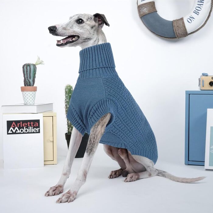 Пуловер для великих собак, теплий зимовий пуловер для великих порід, одяг для собак, рожевий, розмір 3XL (Large)