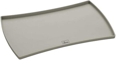 Підкладка для тарілки HUNTER EIBY, силікон, захист від пролиття, високий борт, 48 x 30 см, сіра