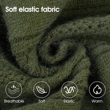 Пуловер для собак великих порід, з високим коміром, теплий зимовий одяг для собак, зелений (XX-Large)