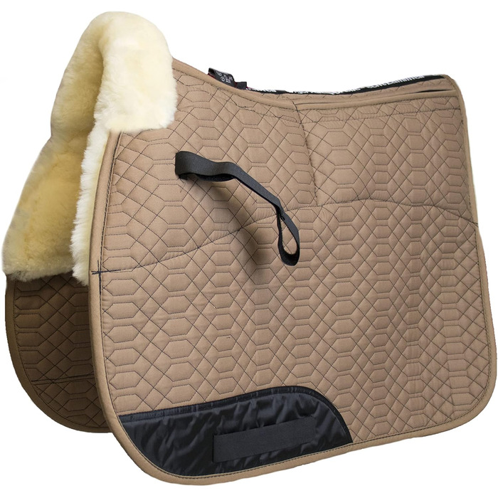 Підкова Engel Reitsport SCHABRA1AP-D-SCH: підкова з ламінової овчини, чорна, середнього розміру для конкурного верхового лижника