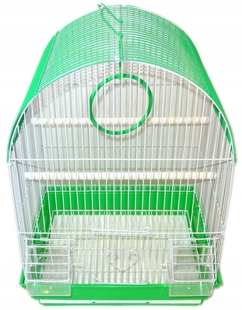 Клітка для птахів JulkoZoo прямокутна, 34,5x28x48 см, з 1ю дверцятами