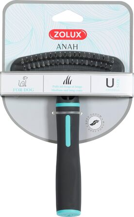 Щітка для собак Zolux ANAH з подвійним стріжнем, 39 зубців - проти ковтунів та випадаючого волосся
