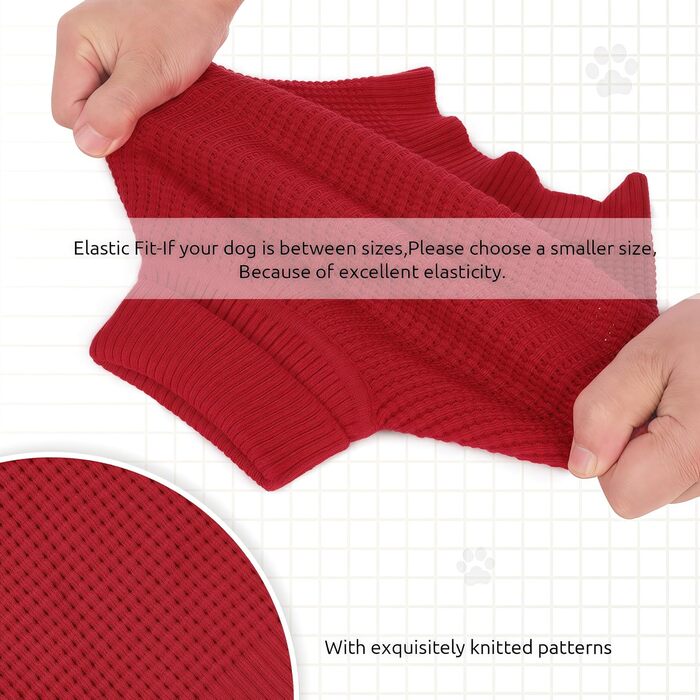 Зелений теплий зимовий пуловер для собак Konvinit, для маленьких та середніх порід (Чихуахуа, Такса, Французький бульдог), з коміром-горловиною, в'язаний, XS (30см обхват грудей)