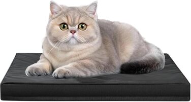 Ортопедичне ліжко для собак та котів, вологостійке, з memory foam, знімний чохол, квадратне