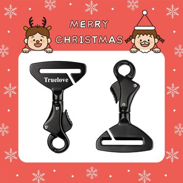 Безпечний поводок для собак з пряжкою, сумісний з усіма авторемнями, для нашийника/шлейки, TLM1993 фіолетовий (TLM1993--чорний)