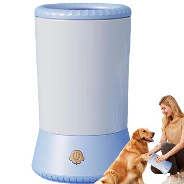 Автоматичний очищувач лап для собак | Переносний очищувач лап з м'яким силіконом | Очищувач лап для собак Blue