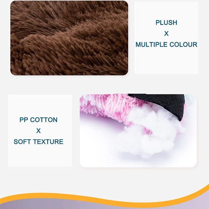 М'яке ліжко для собак у вигляді квадрата - зручне та тепле спальне місце для домашніх улюбленців. Підходить для собак середніх порід. Легко миється. Розмір: 65x48 см, колір сірий.