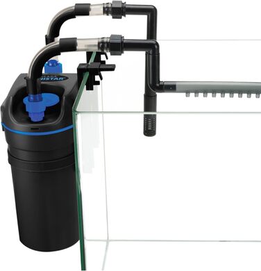 Підвісний акваріумний фільтр Penn-Plax Cascade Canistar для прісної та морської води, продуктивність 108 гал/год