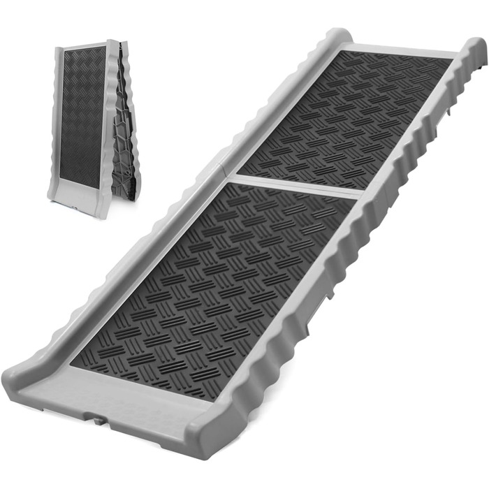 Рампа для собак PawStep 50893 – складана, з м'яким покриттям, для великих собак до 136 кг – для авто, SUV, вантажівок