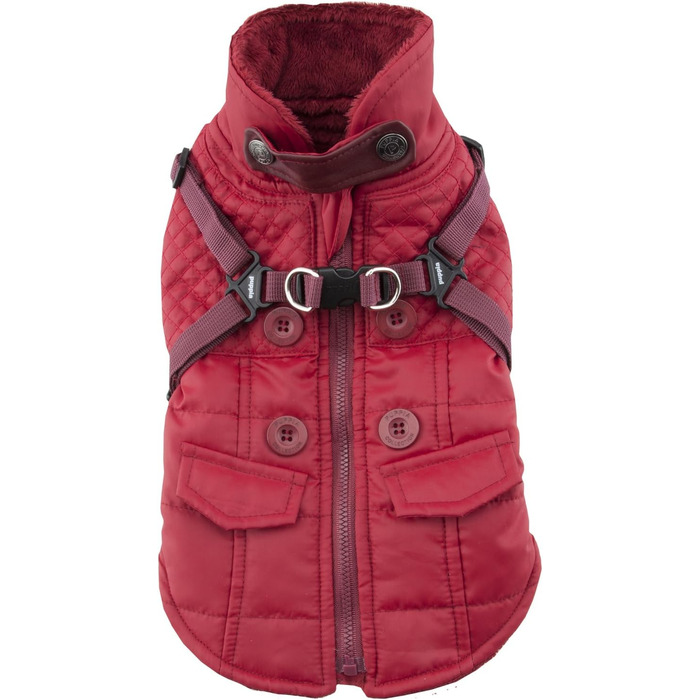 Пупа Вікес, Вінтерманте - зимова шапка з помпоном (червона)