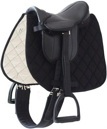 Набір сідла для верхової їзди німецького виробництва Little Star, чорний колір