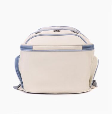 Транспортна сумка для собак | Сумка-переноска з регульованими ремінцями, для цуценят - для подорожей, піших прогулянок, авто, відпочинку на природі, громадського транспорту, подорожей та кроликів (блакитна)