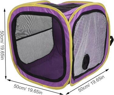 Клітка-переноска для тварин BESPORTBLE 12.5 кг, сітчаста, швидковисихаюча, для котів та маленьких собак, легка та зручна для транспортування