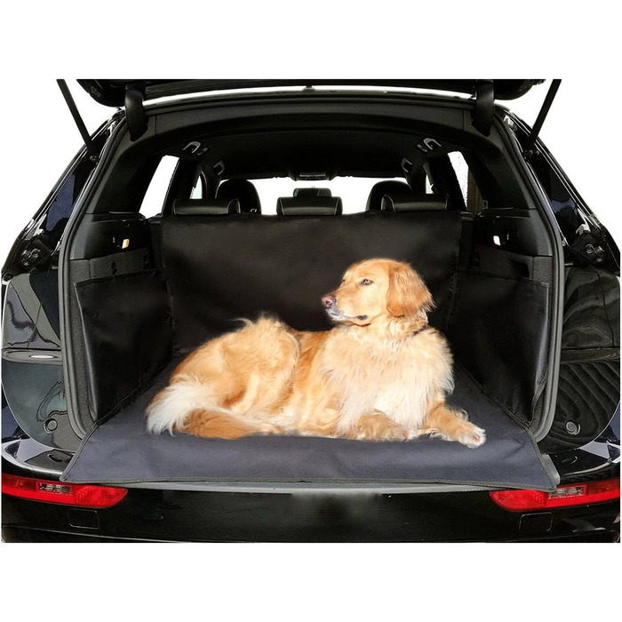 Захист для багажника автомобіля для собак Universal Schondecke - водовідштовхувальний, чорний, з боковим захистом