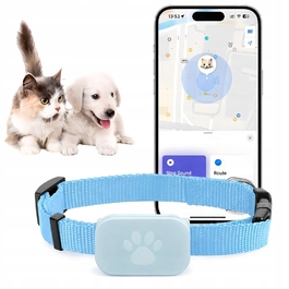 GPS-локатор для котів та собак, трекер на нашийник з підтримкою Apple Find My, iOS та Android