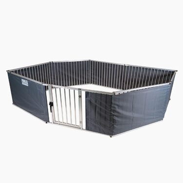 Callieway® Розкладна огорожа для цуценят ALUZAUN Safety Pro' 8-секційна (8м, 65см висота)