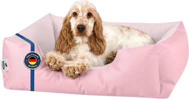Лежак для собак BedDog Zara, знімний і праний чохол, подушка-кошик, диван для маленьких собак