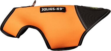 Одяг для собак Julius-K9 IDC Neopren Baby 2 чорного та UV-оранжевого кольору