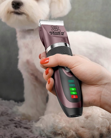 Професійна потужна та тиха машинка для стрижки собак, котів та інших домашніх тварин