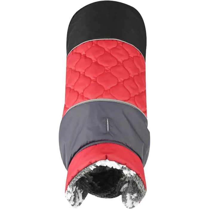 Водонепроникний зимовий теплий одяг для собак - зимовий теплий одяг для маленьких та середніх собак (коричневий, червоний, XXL)