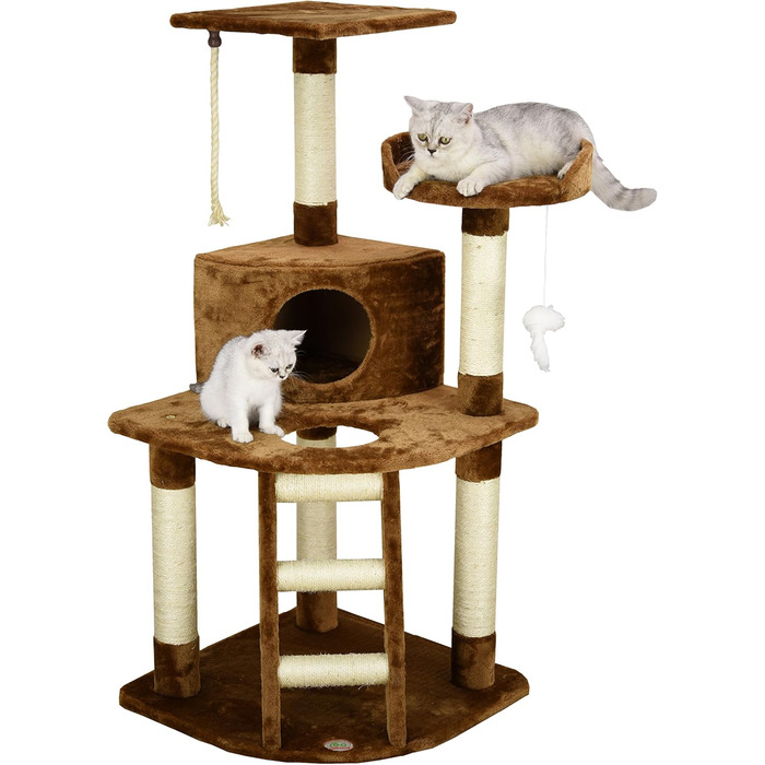 Когтеточка для котів Go Pet Club, 120 см, коричнева