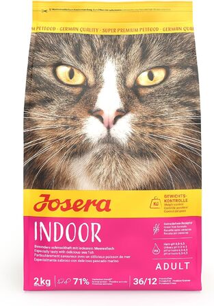 Сухий корм для котів JOSERA Indoor Cat з птицею та рибою для дорослих котів, 10 кг