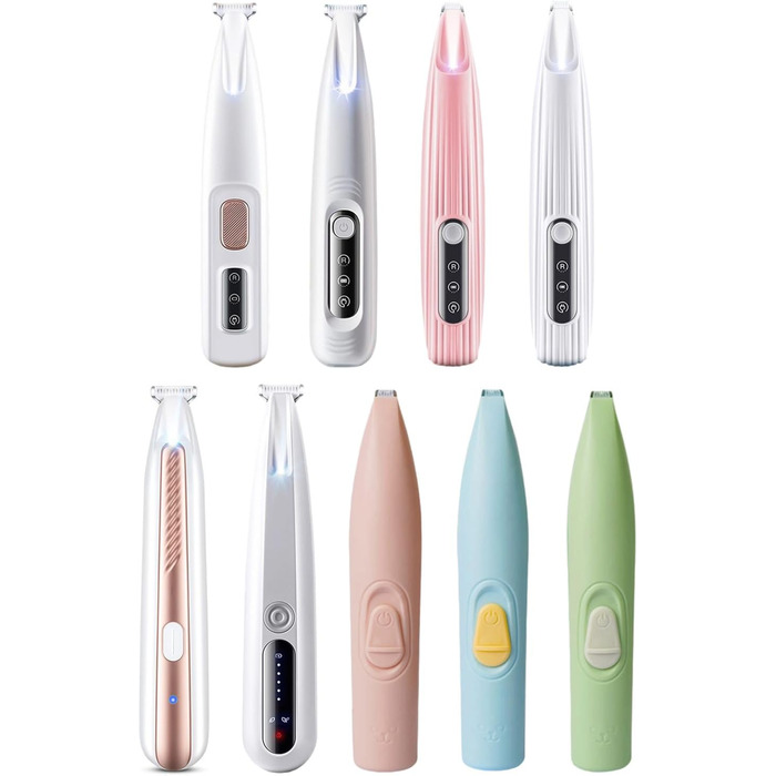 Бездротовий тример для собак та котів з тихим мотором та ергономічною ручкою для безпечного догляду за лапами. Тример для котів та собак (J)