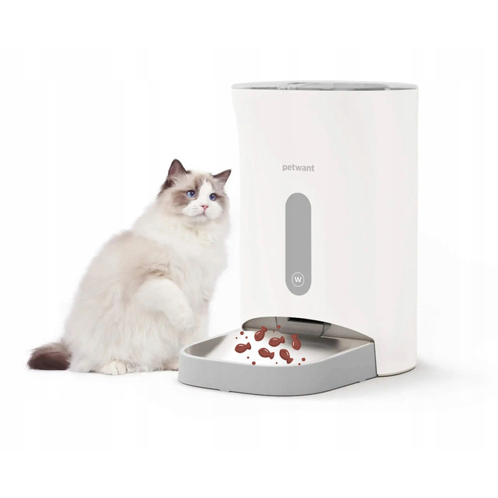 Інтелектуальний автоматичний годувальник для собак та котів, 4 л
