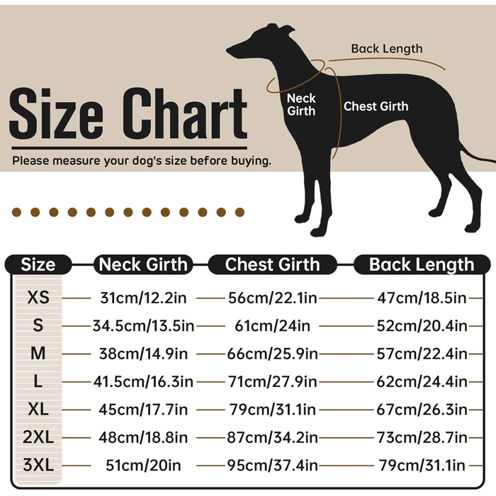 Теплий пуловер з коміром-горловиною для Whippet, Windhund та маленьких собак, теплий одяг для собак на зиму, коричневий, розмір S