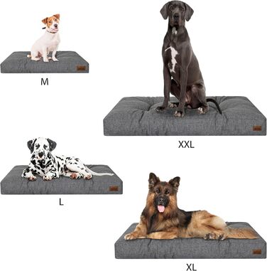 Крісло-ліжко для собак, прямокутне, 75 x 50 см, антрацит