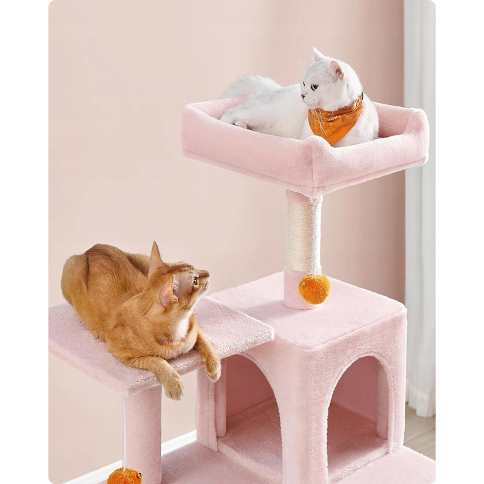 Високий когтеточний комплекс із лежаком, ігровий центр Feandrea 101 — 160 см