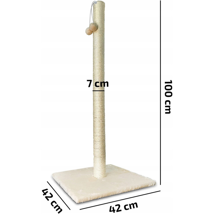 Високий кігтеточка-комплекс Petjet 61 - 100 см