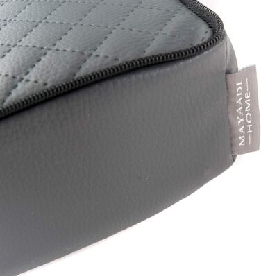 Крісло-ліжко для собак Mayaadi-Home Eck, сіре, 80x100x10 см, з штучної шкіри