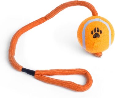 Іграшка для собак Petface, тенісний м'яч на мотузці