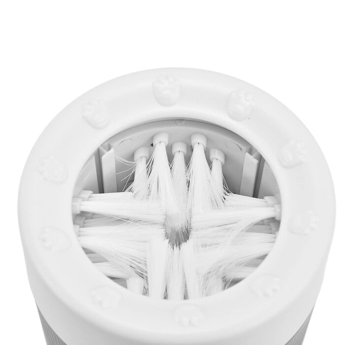 Портативний очисник лап для собак, мийка лап для тварин, зручний інструмент для дому, подорожей та активного відпочинку (сірий)