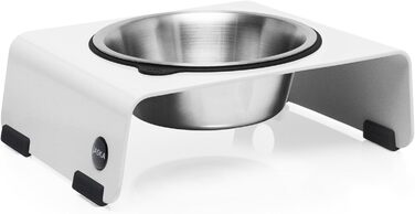 Підвищена годівниця для собак ARC Edeltahl, білий колір