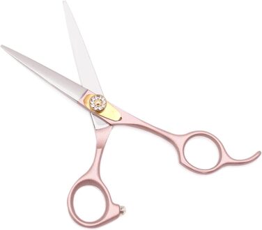 Набір професійних ножиць для собак 2 в 1: прямі та розріджуючі ножиці з ергономічними ручками (7.0 та 5.5 дюймів)